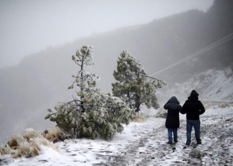 Perote registra la temperatura más baja de la temporada