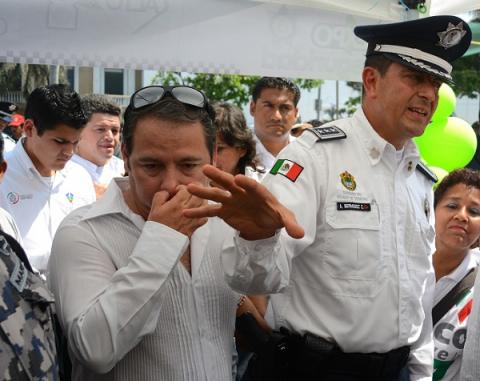 El titular de la SSP en Veracruz estableció un protocolo de actuación, que no ha cumplido. Agencia Fotover