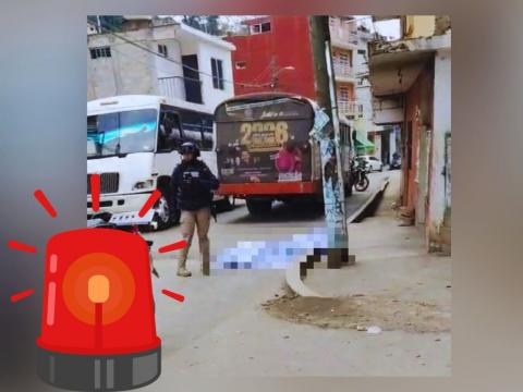 Autobús del transporte público atropella y mata a hombre en Xalapa