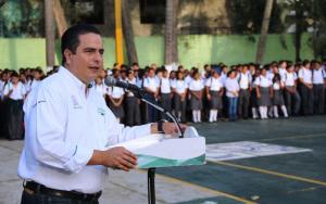 Preside Alcalde Honores a la Bandera en el Cbtis 85 image 2