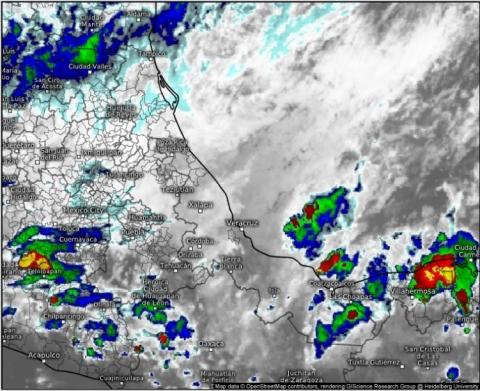 Fin de semana lluvioso en Veracruz por Frente Frío 8