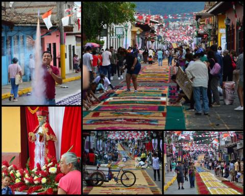 Fiesta de San Jerónimo: así es el tapete de aserrín de Coatepec