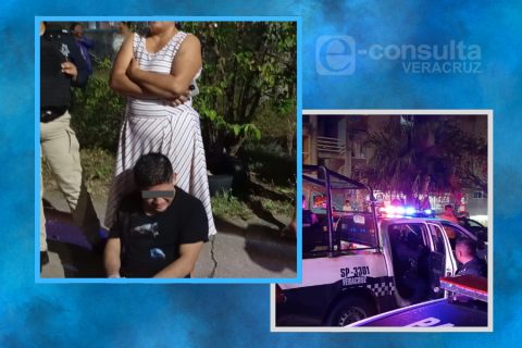 Presunto acosador es golpeado y amarrado en Coatzacoalcos