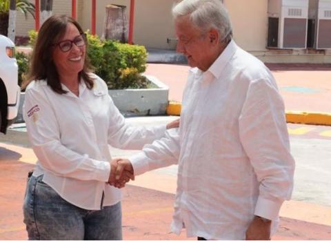Se logró la hazaña: AMLO elogia a Rocío Nahle por refinería de Dos Bocas