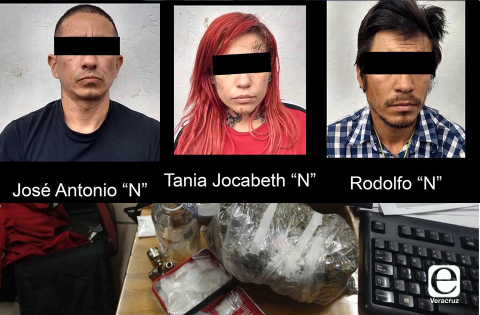 Dosis de cocaína, 1 kg cristal y 32 kg marihuana: lo asegurado en CAXA