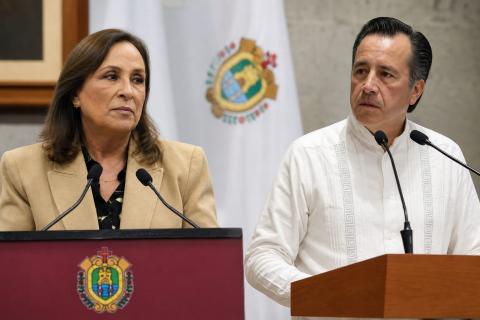 Cuitláhuac tiene escoltas del Estado, pero su familia no: gobernadora