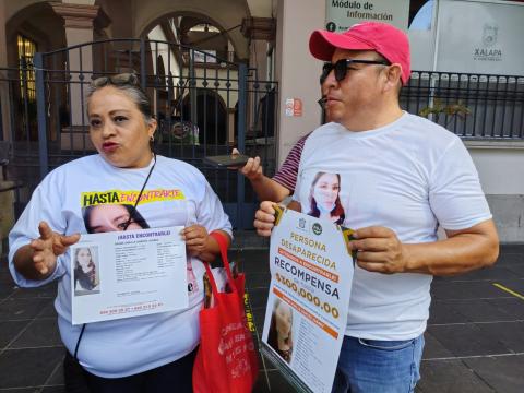 Familias buscadoras del Edomex realizan búsqueda en Xalapa