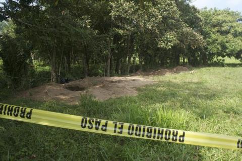 Imagen del rancho 'El Diamante', donde se hallaron 31 cuerpos esta semana.