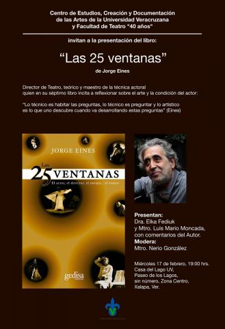 CECDA y Teatro UV invitan a la presentación de Las 25 ventanas