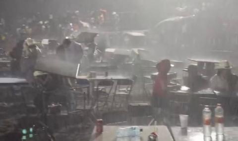 Lluvia cancela concierto de José Manuel Figueroa en Feria de Minatitlán