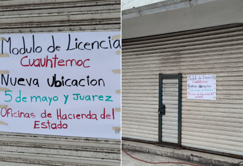 Cierran módulos para tramitar licencias de conducir en Veracruz