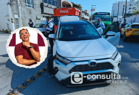 Diputado Pepín Ruiz protagoniza choque en Medellín de Bravo