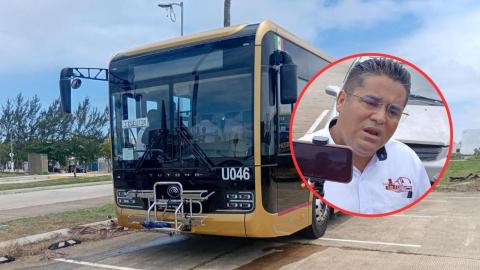 Despiden a chofer tras paro de camiones Quetzalli en Coatza