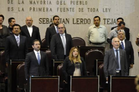 Los aliados que votaron a favor de la Ley de Educación de Veracruz. Agencia Fotover