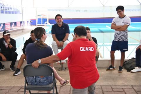 San Andrés Tuxtla, maestros, alberca municipal