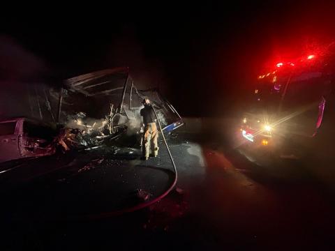Se incendia tráiler nodriza en la Tinaja–Cosoleacaque Se incendia tráiler nodriza en la Tinaja–Cosoleacaque