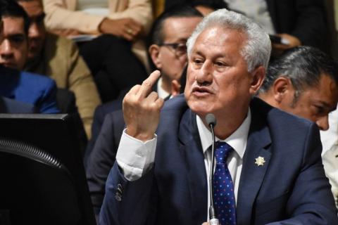 Secretario de Seguridad de Yunes pide que le pregunten "cosas buenas"