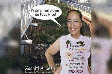 Titular de Sectur, objeto de críticas por invitar a "playas" de Poza Rica