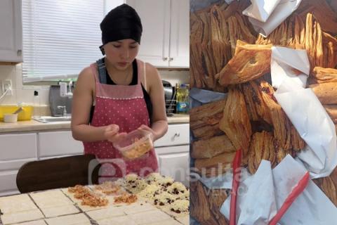 Con sus volovanes, Chuy une a veracruzanos en Estados Unidos