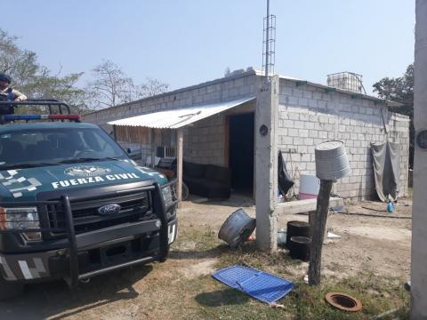 Encuentran dos casas de seguridad en Tlalixcoyan, serían del CJNG image 1