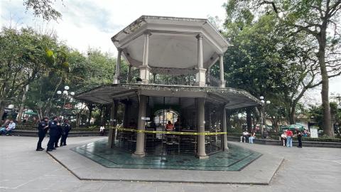Kiosko del Parque Miguel Hidalgo entra en suspensión inmediata de actividades