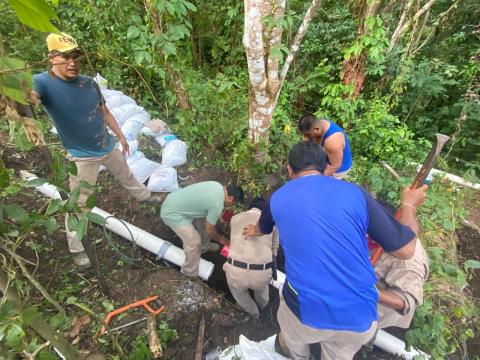 CMAPS regulariza servicio de agua potable en Texalpan de Abajo