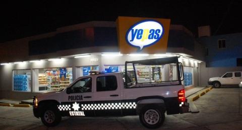 La tienda de autoservicio Yepas asaltada en Veracruz. Foto tomada de Internet