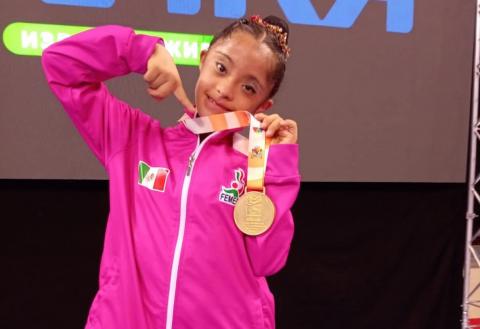 Niña veracruzana con síndrome de Down gana Mundial de Gimnasia Rítmica