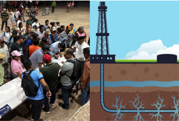 No al fracking: habitantes de Tatahucipan rechazan proyecto de Pemex