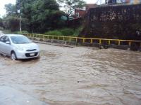 Las lluvias que han azotado a la ciudad dejan inundaciones en varias zonas. Agencia Fotover