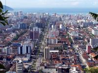 La ciudad de Santos, Brasil.