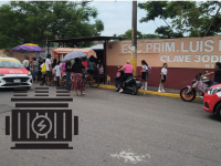 CFE retira transformador y deja sin climas a 500 alumnos en Boca del Río