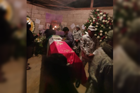 Velan restos en Sergio, oficial de la GN fallecido en Tamaulipas