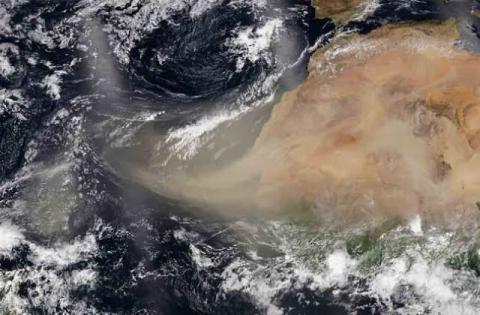 El polvo del Sahara llegará al Golfo de México este domingo