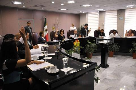 Aspectos de la cuarta sesión de la Diputación Permanente en el Congreso local. Agencia Fotover