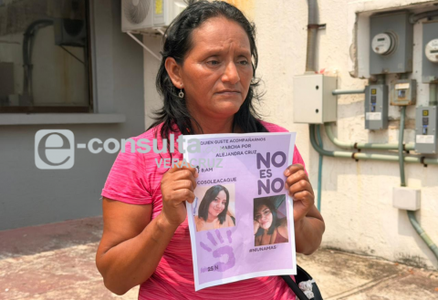 Familia señala a novio de Alejandra por su desaparición en Cosoleacaque