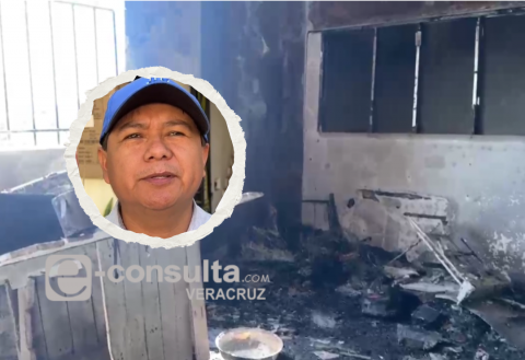 Sin seguro ni casa: Álvaro pide apoyo tras incendio en Palma Real, Veracruz