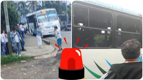 Sujeto sube a autobús y ataca a balazos a pareja en Amatlán