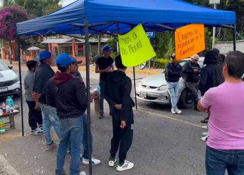 Bloqueo en Las Trancas-Coatepec supera las 24 horas