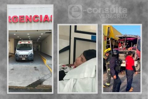 Dan de alta a Brandon, menor que perdió la pierna en choque en Veracruz