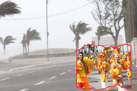 Habrá norte en pleno domingo del Carnaval de Veracruz 2026