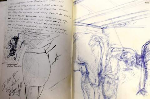 Fotografías y dibujos son parte del expediente de Mario Aburto image 22