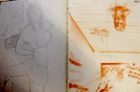 Fotografías y dibujos son parte del expediente de Mario Aburto image 25