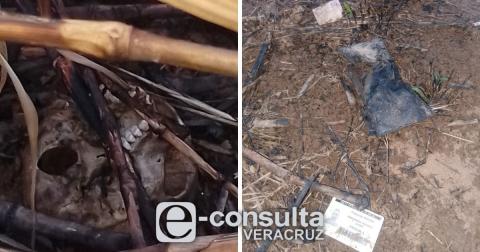 Hallan cráneo, arma y cargador en terreno de Cosoleacaque