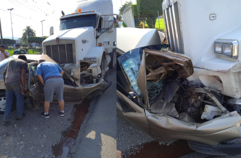 Hombre muere prensado en accidente de Amatlán