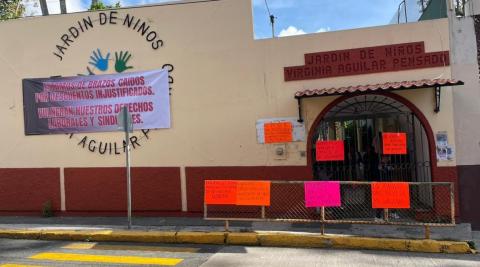 Docentes denuncian descuentos kinder xalapa