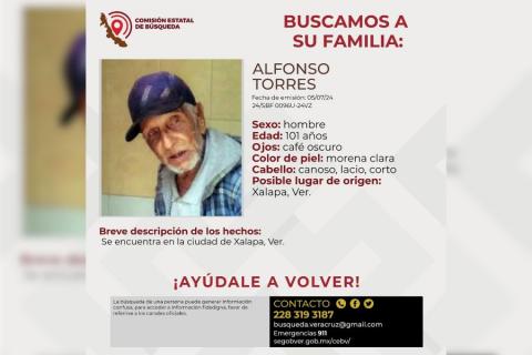 Buscan a familia de Alonso, abandonado en Xalapa