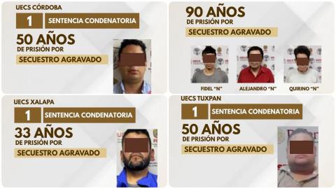 Dan 90 años a secuestradores de migrantes en Catemaco