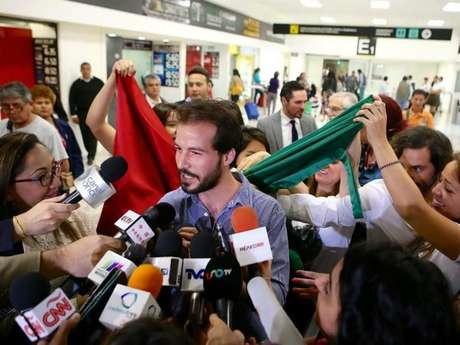 Llega a México el primero de 30 refugiados sirios