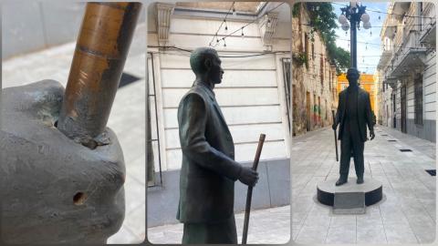 Intentan robar estatua de Benny Moré en el puerto de Veracruz
